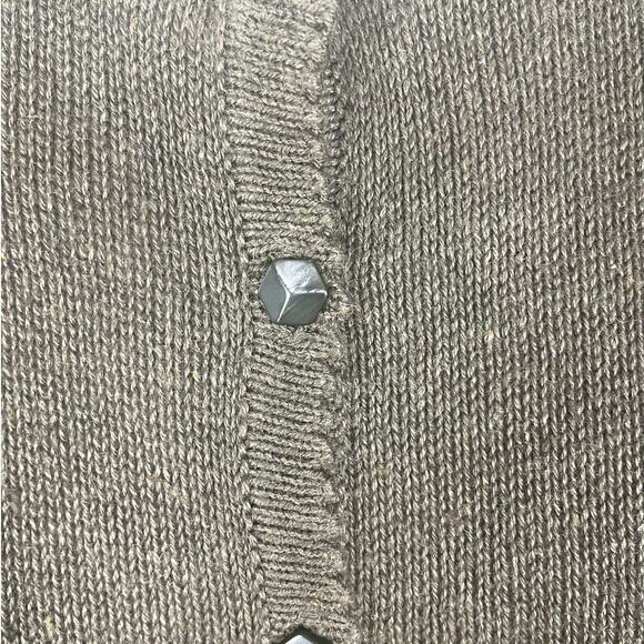 Tiara International Floral Embroidered Button Front Sweater Cottagecore Medium - Picture 9 of 11